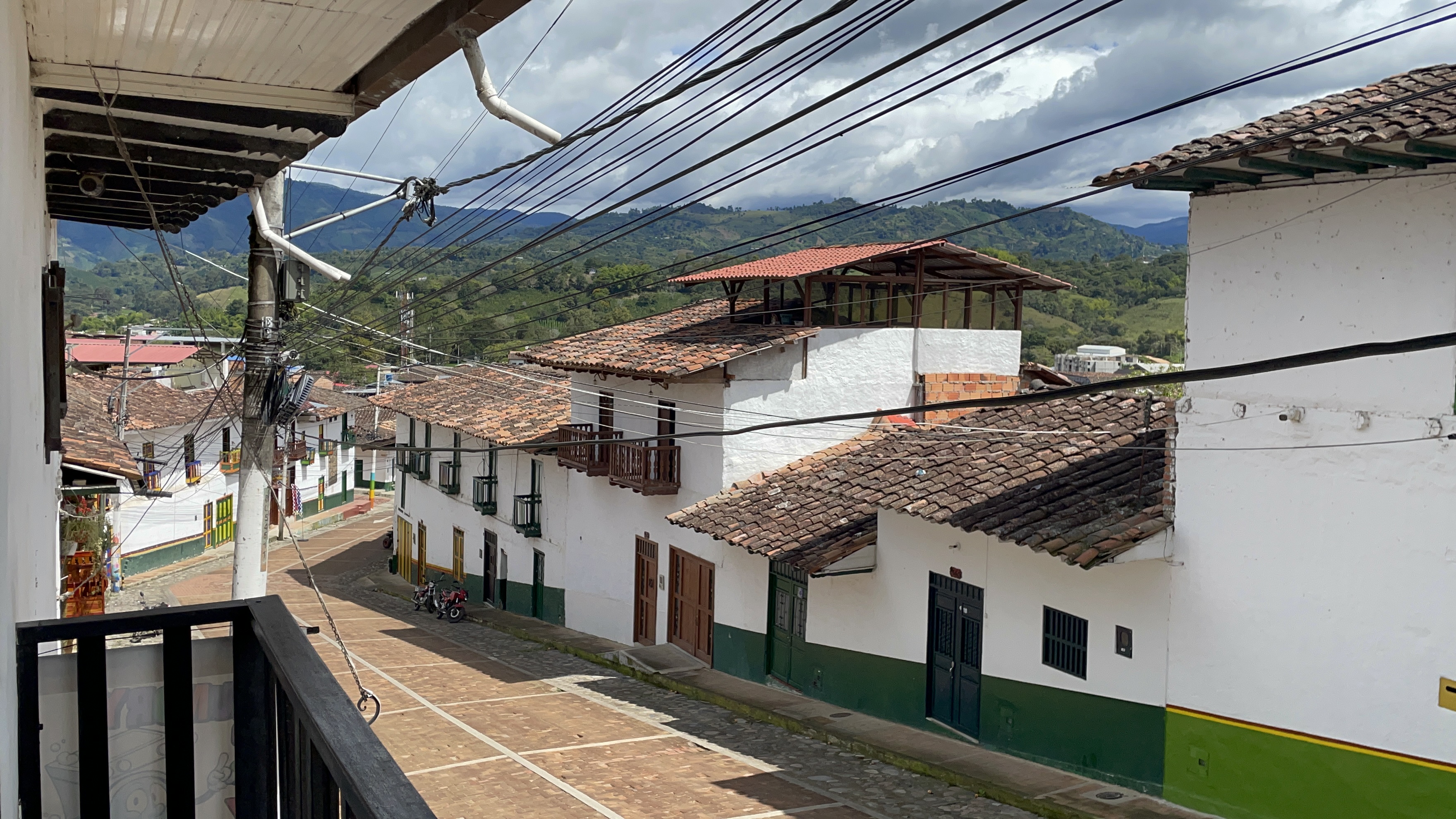 我住的青旅窗户外